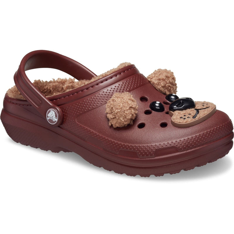 Crocs Classic Lined Fun Lab Synthetic Bear Clogs