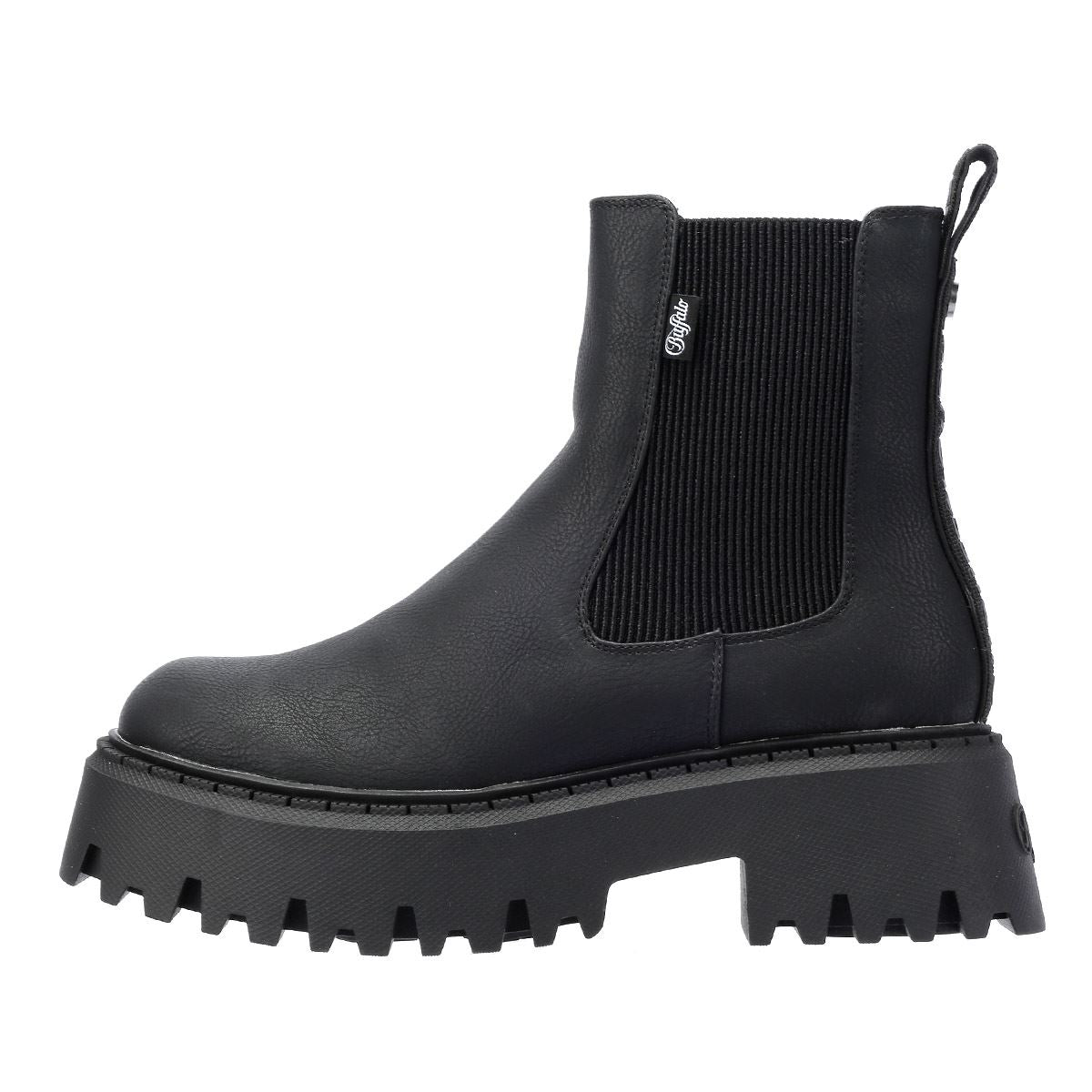 Buffalo Aspen Chelsea Vegan Nappa Women's Black Boots