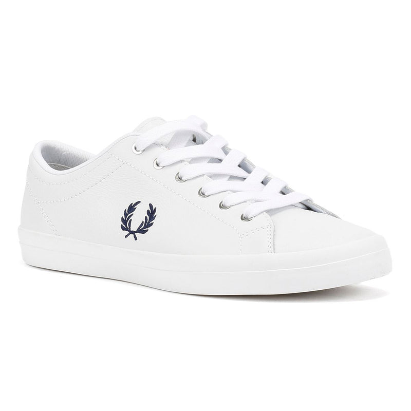 Fred Perry Baseline Leather Men's White/Navy Trainers