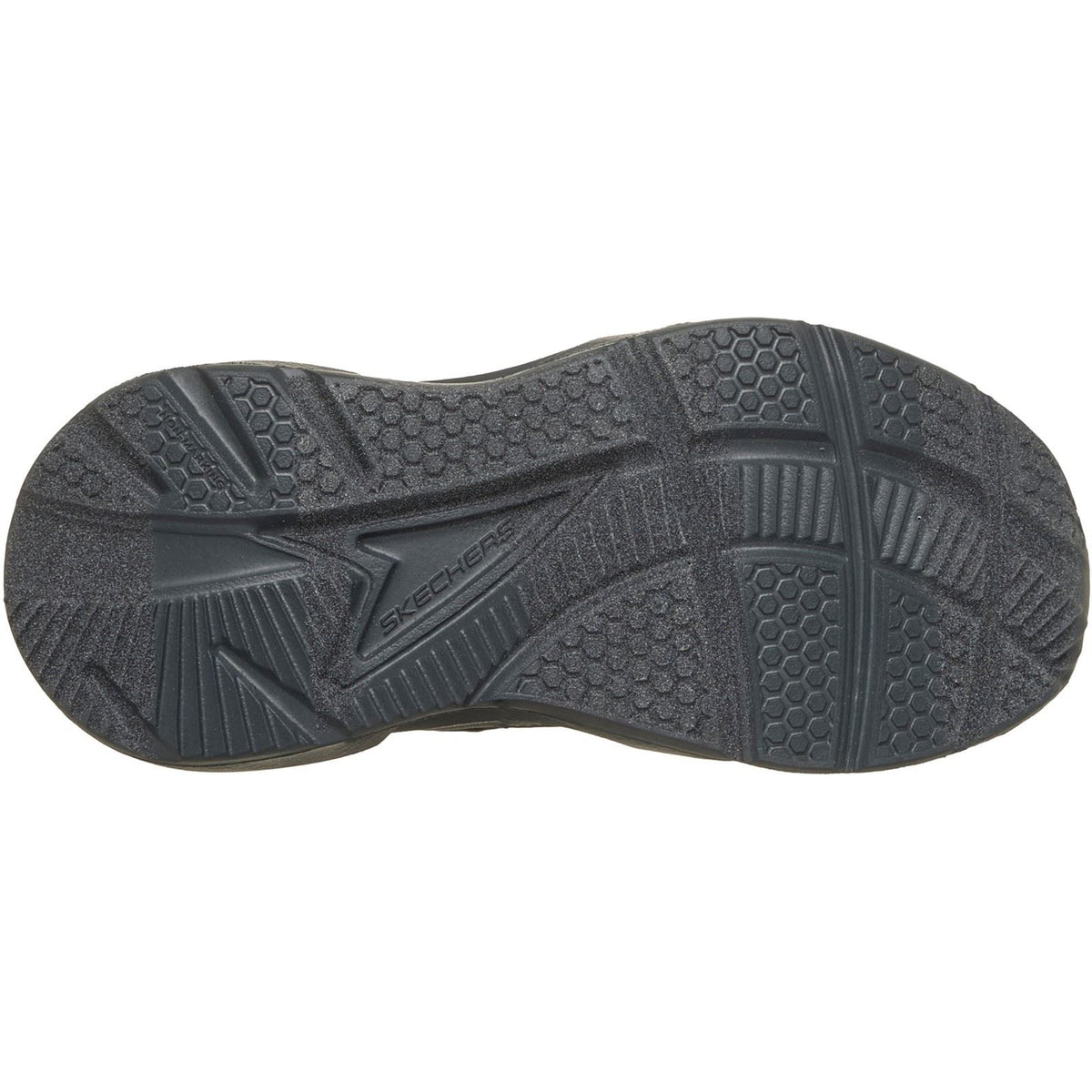 Skechers Tidal-Tech Stream Rush Textile Boy's Charcoal/Orange Trainers