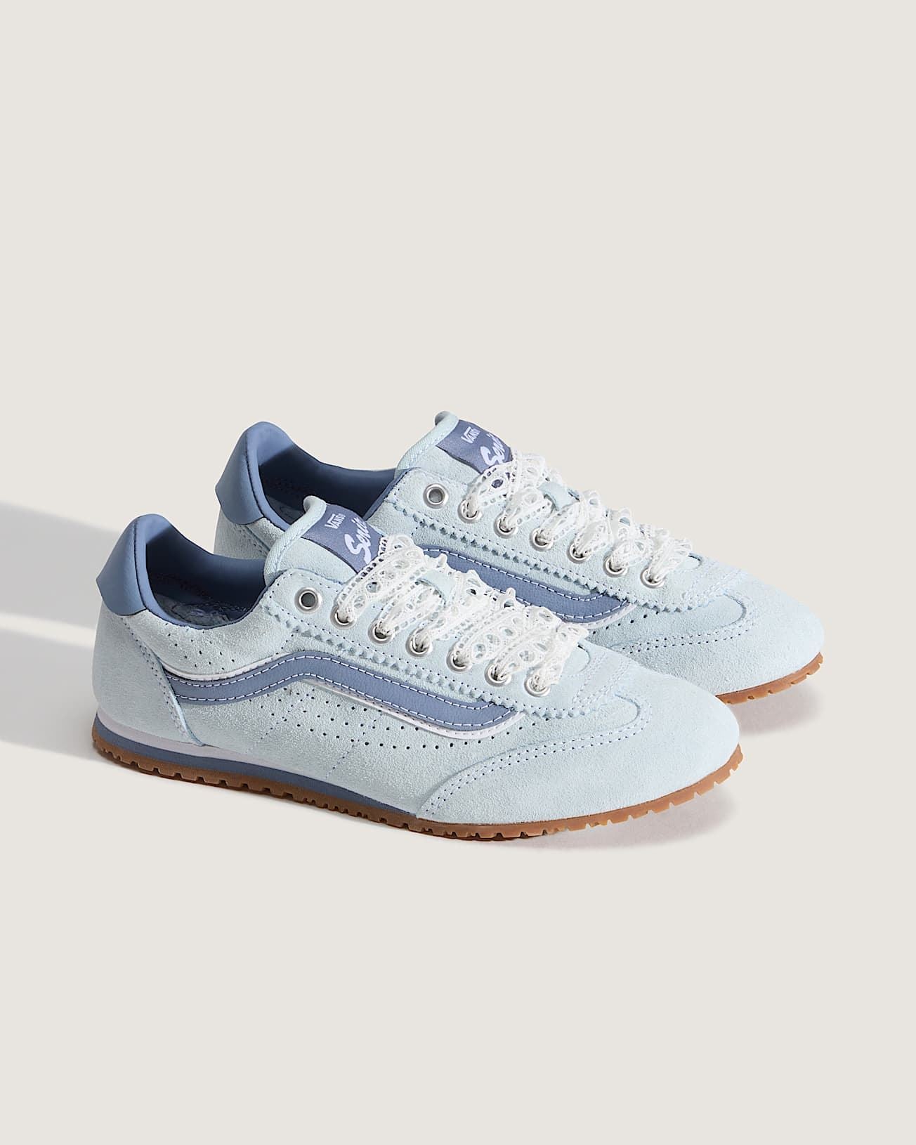Vans Super Lowpro Suede Women's Light Blue Trainers