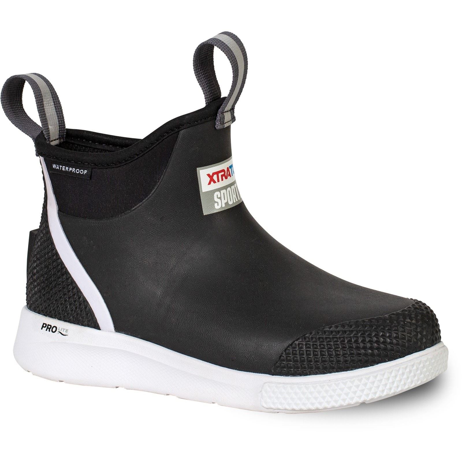 Xtratuf 6" Ankle Deck Sport Prolite Black Wellington Boots