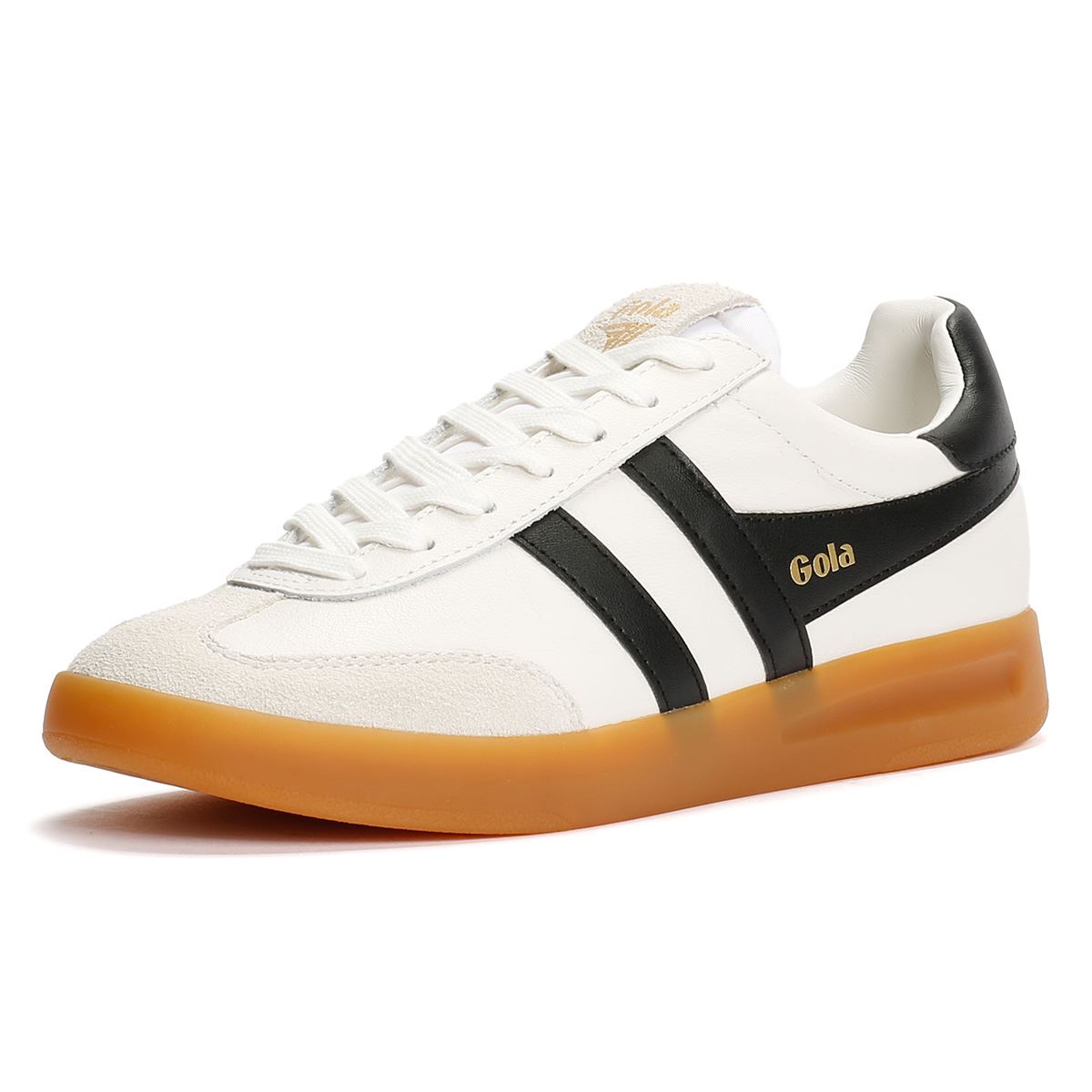 Gola Cyclone Leather Women's White/Black/Gum Trainers