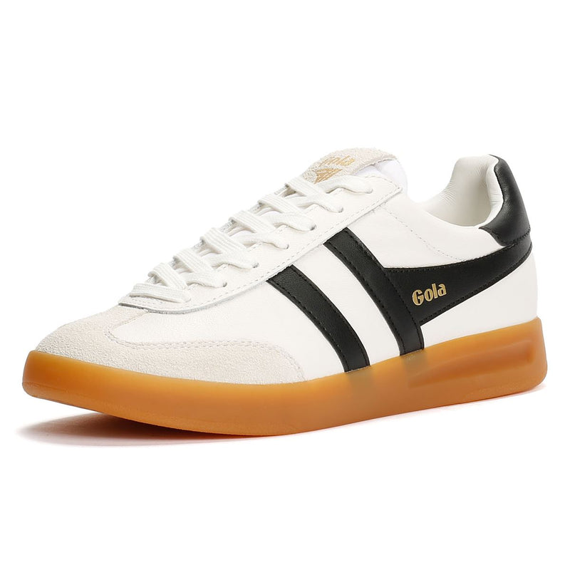 Gola Cyclone Leather Women's White/Black/Gum Trainers