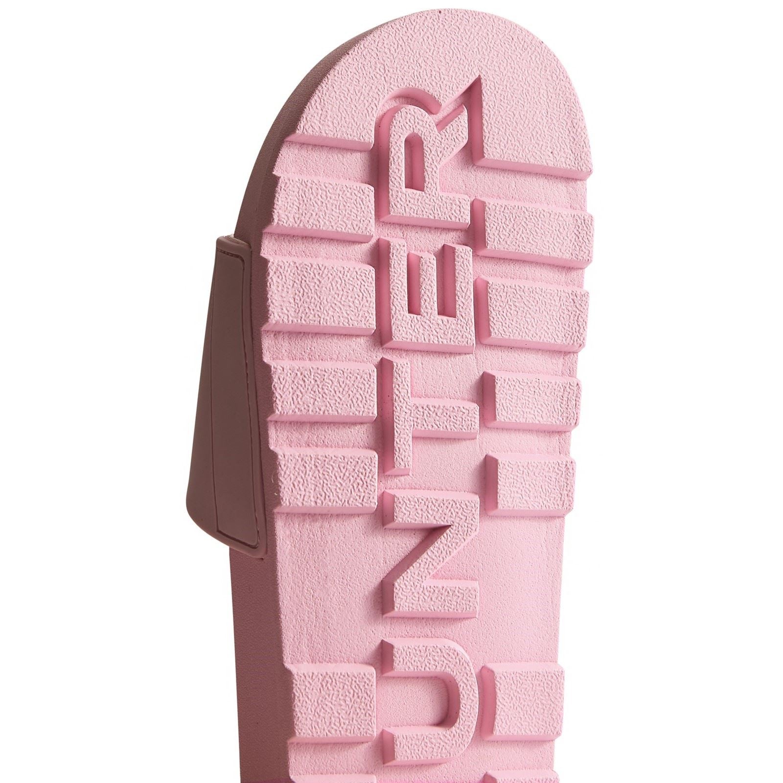 Hunter Core Embossedr Polyurethane Women's Parfait Pink Slides