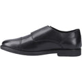 Hush Puppies Tim Monk Leather Boys's Black Shoes