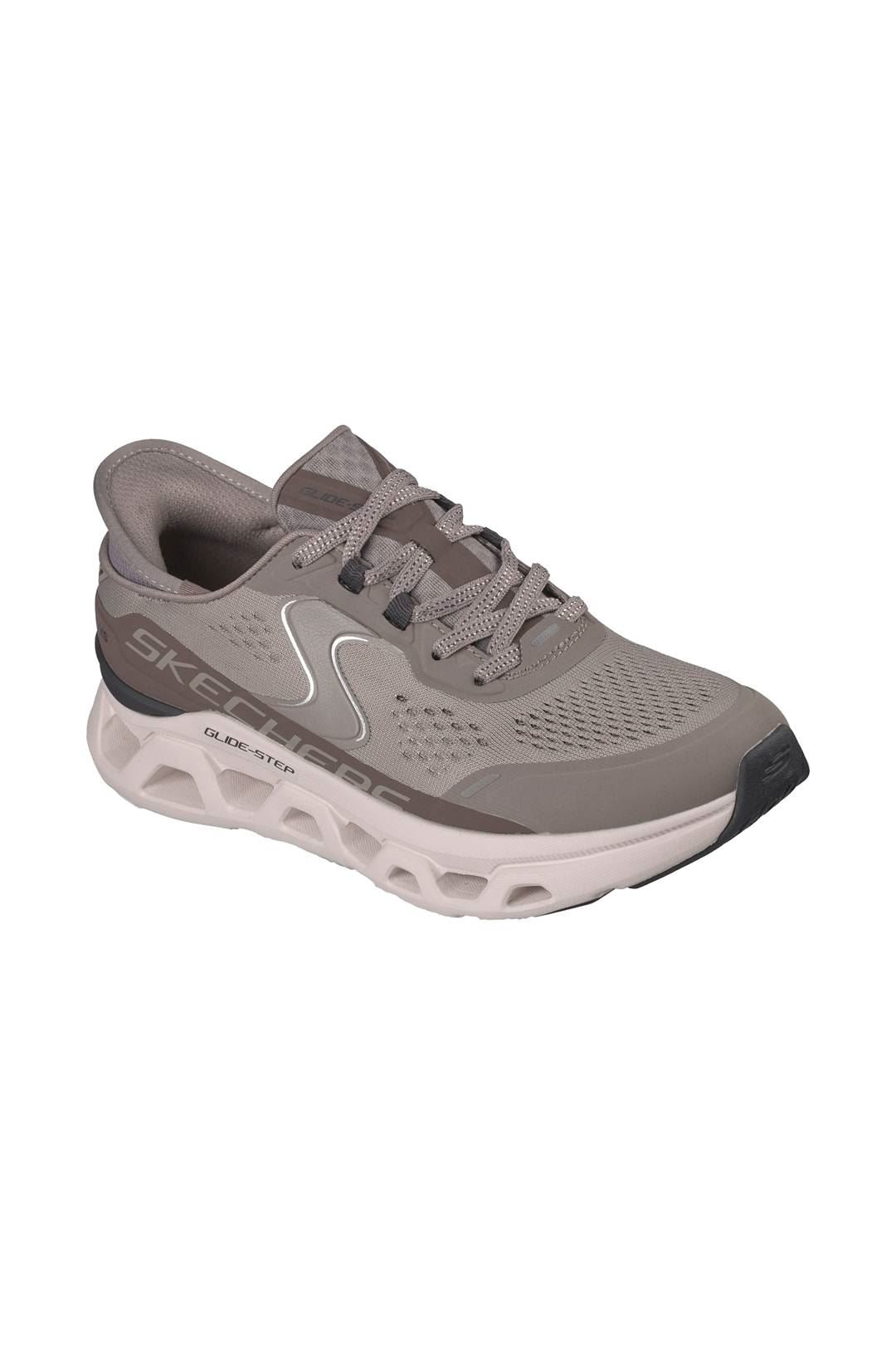 Skechers Slip-Ins Glide Step Altus Mesh Women's Khaki Trainers