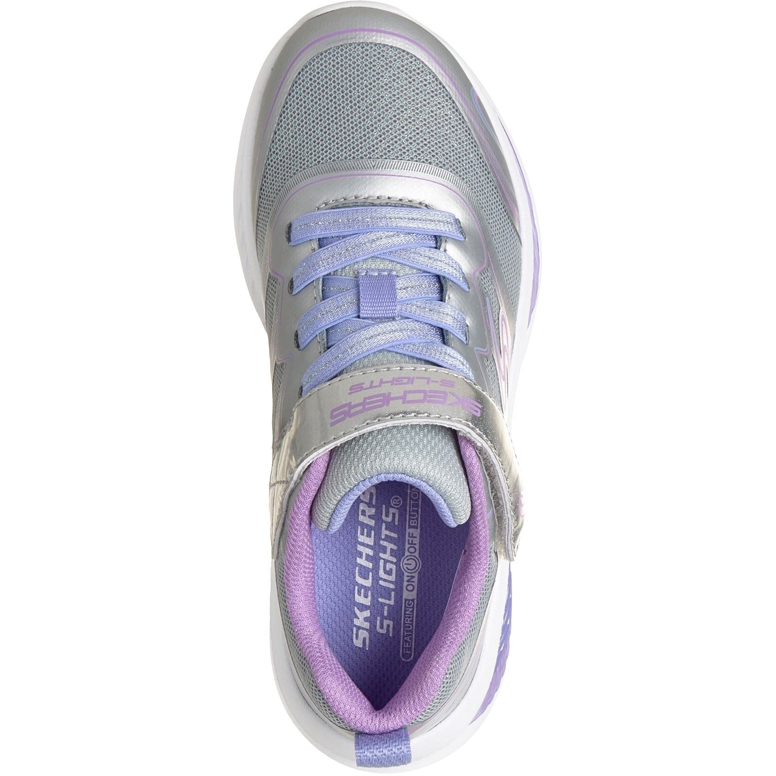 Skechers Cosmic Glow 2.0 Girl's Silver/Sparkle/Multi Trainers