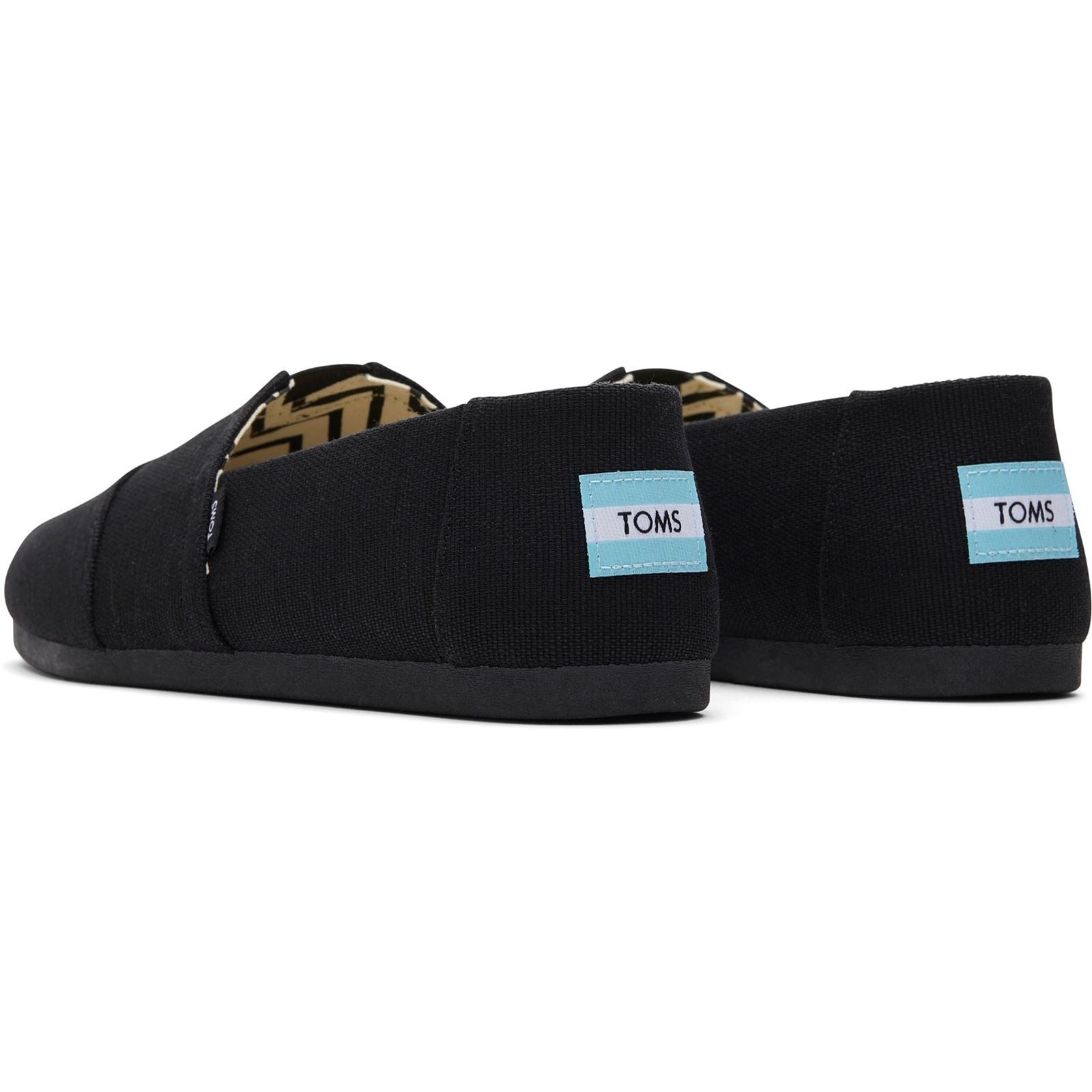 TOMS Alpargata Classic Cotton Men's Black Espadrilles