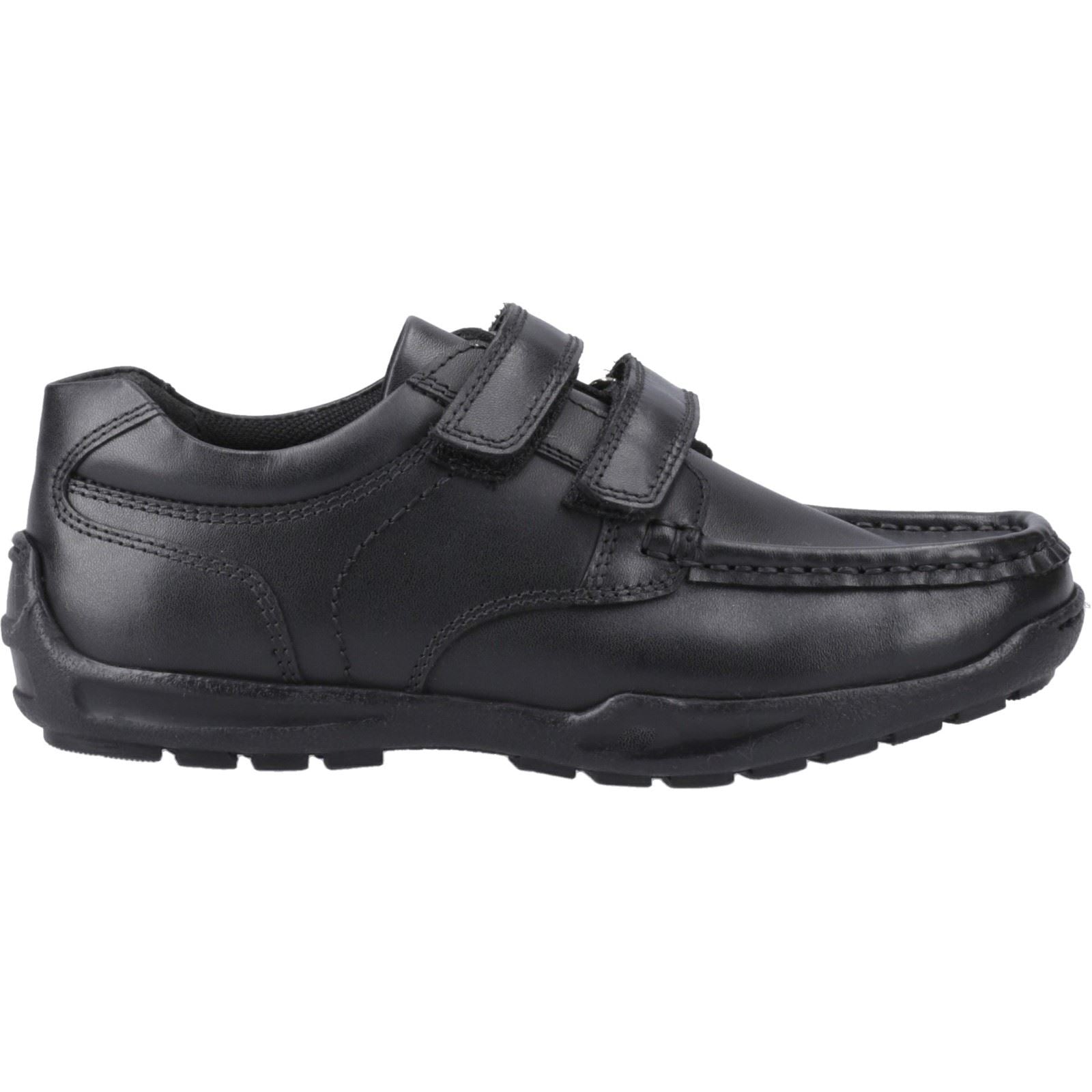 Hush Puppies Maddox Leather Boys's Black Shoes