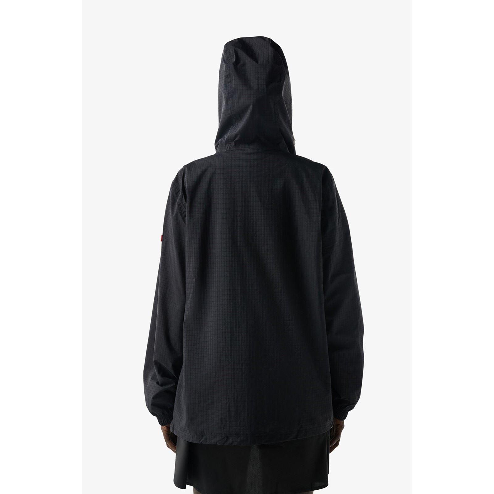 Hunter Hunter Packable Rain Unisex Adults Black Rain Jacket