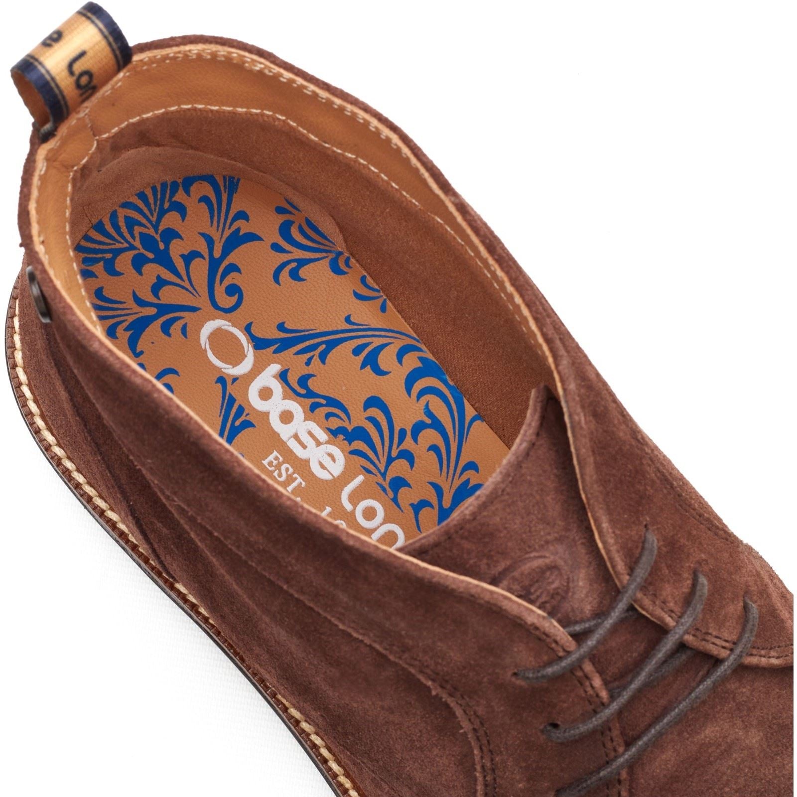 Base London Lincoln Chukka Leather Men's Brown Boots