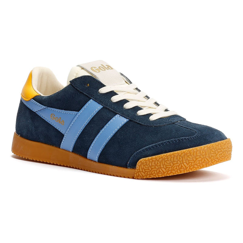Gola Elan Suede Women's Navy/Vista Blue/Sun Trainers