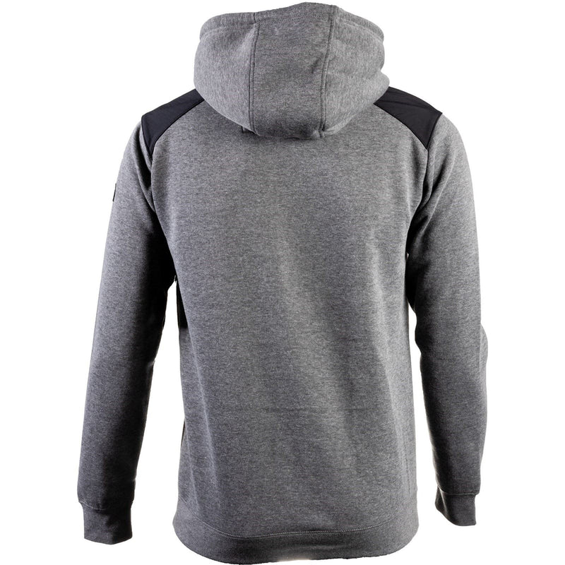 Caterpillar Essentials Synthetic Men's Grey Hooded Sweatshirt