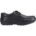 Hush Puppies Mackenzie Leather Boys's Black Lace-Up Shoes