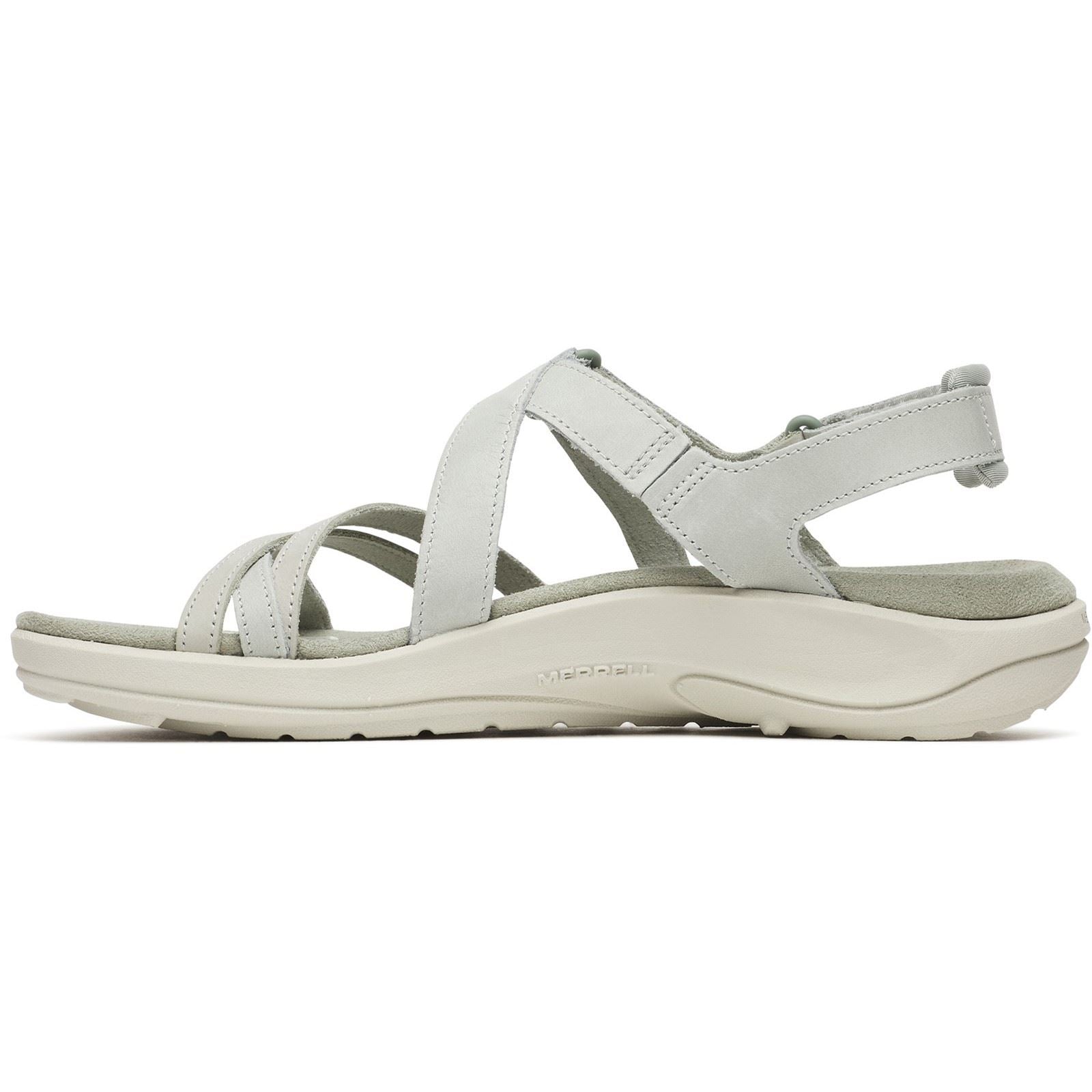 Merrell Harbor Backstrap Leather Women's Light Green Sandals