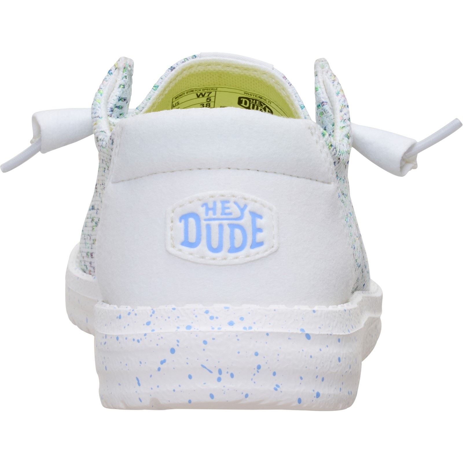 HEYDUDE Wendy Stretch Polyester Women's White/Multi Loafers