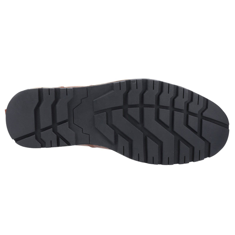 Hush Puppies Dylan Leather And Suede Men's Tan Lace-Up Shoes