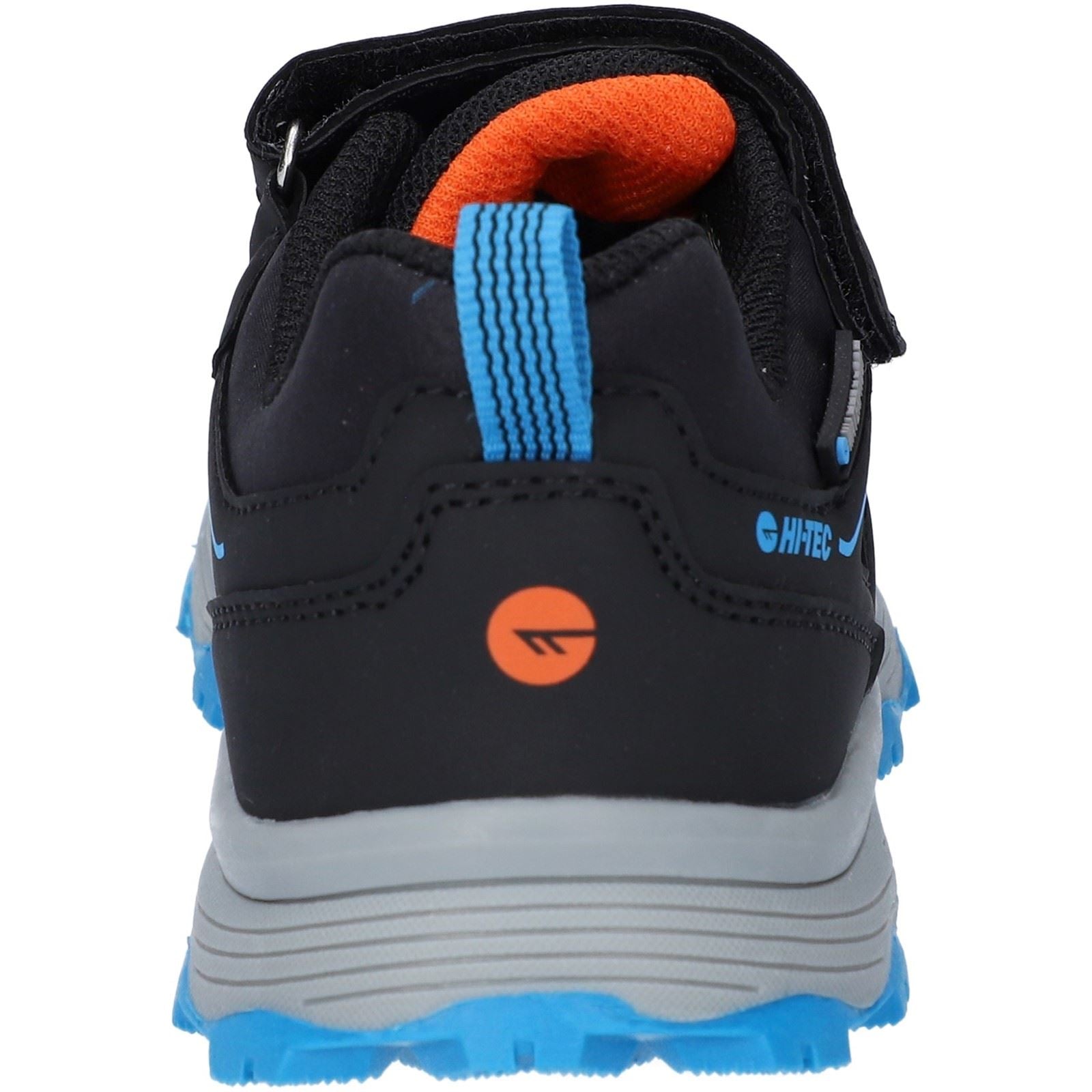 Hi-Tec SCRAPPY LOW WP JR Synthetic Black/Blue Danube/Flame Hiking Shoes