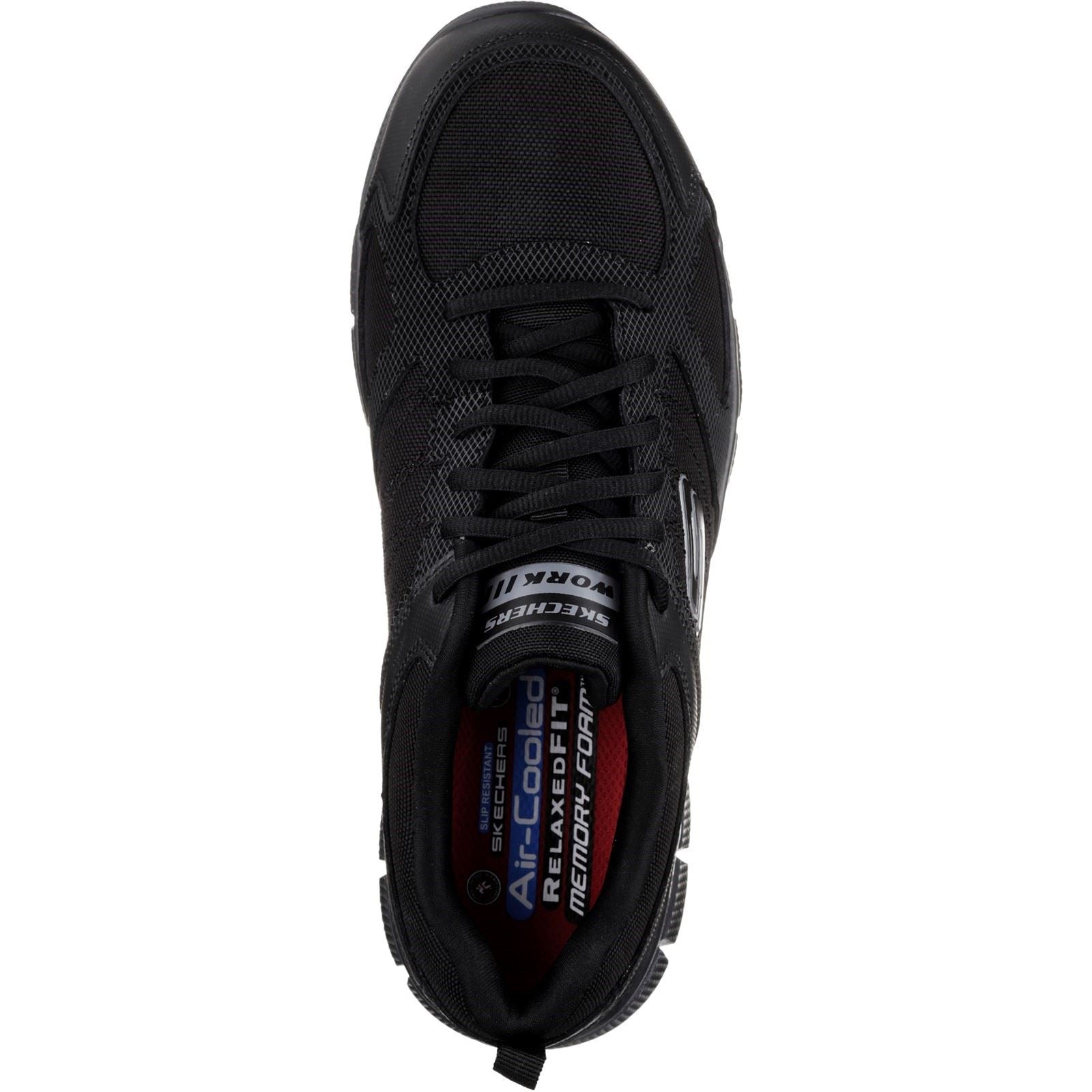 Skechers Workwear Telphin Sanphet Leather Men's Black Safety Trainers
