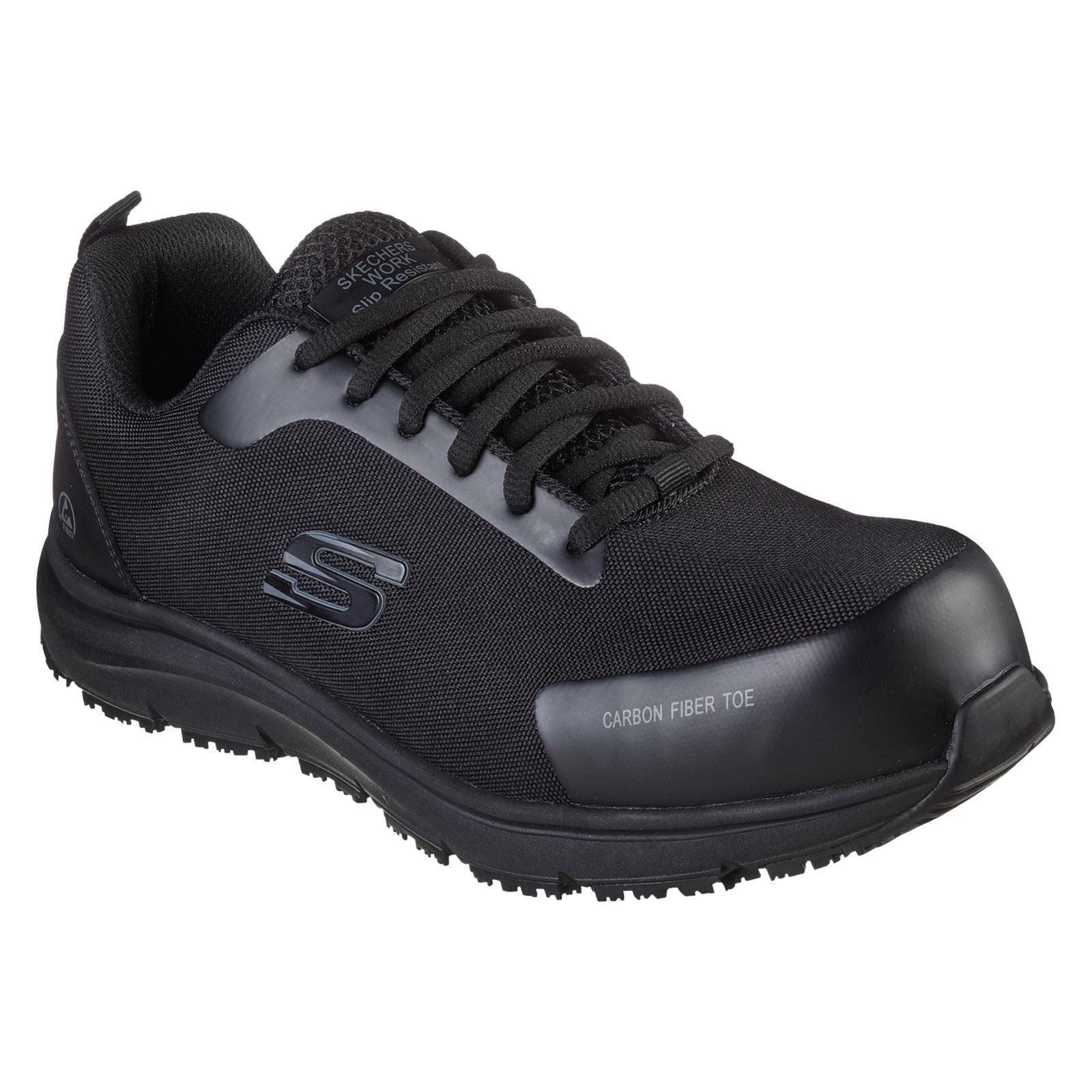 Skechers Workwear Ulmus SR Safety Toe Mesh Men's Black Safety Trainers