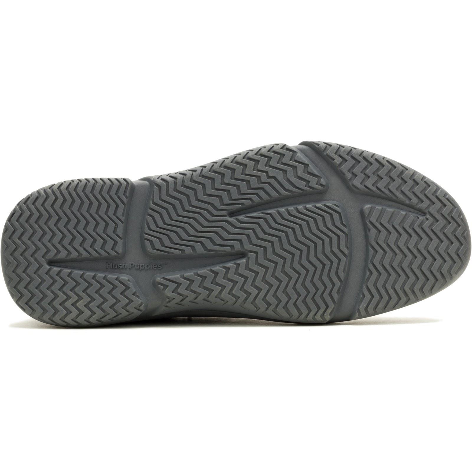 Hush Puppies Baylor Leather Men's Black Trainers