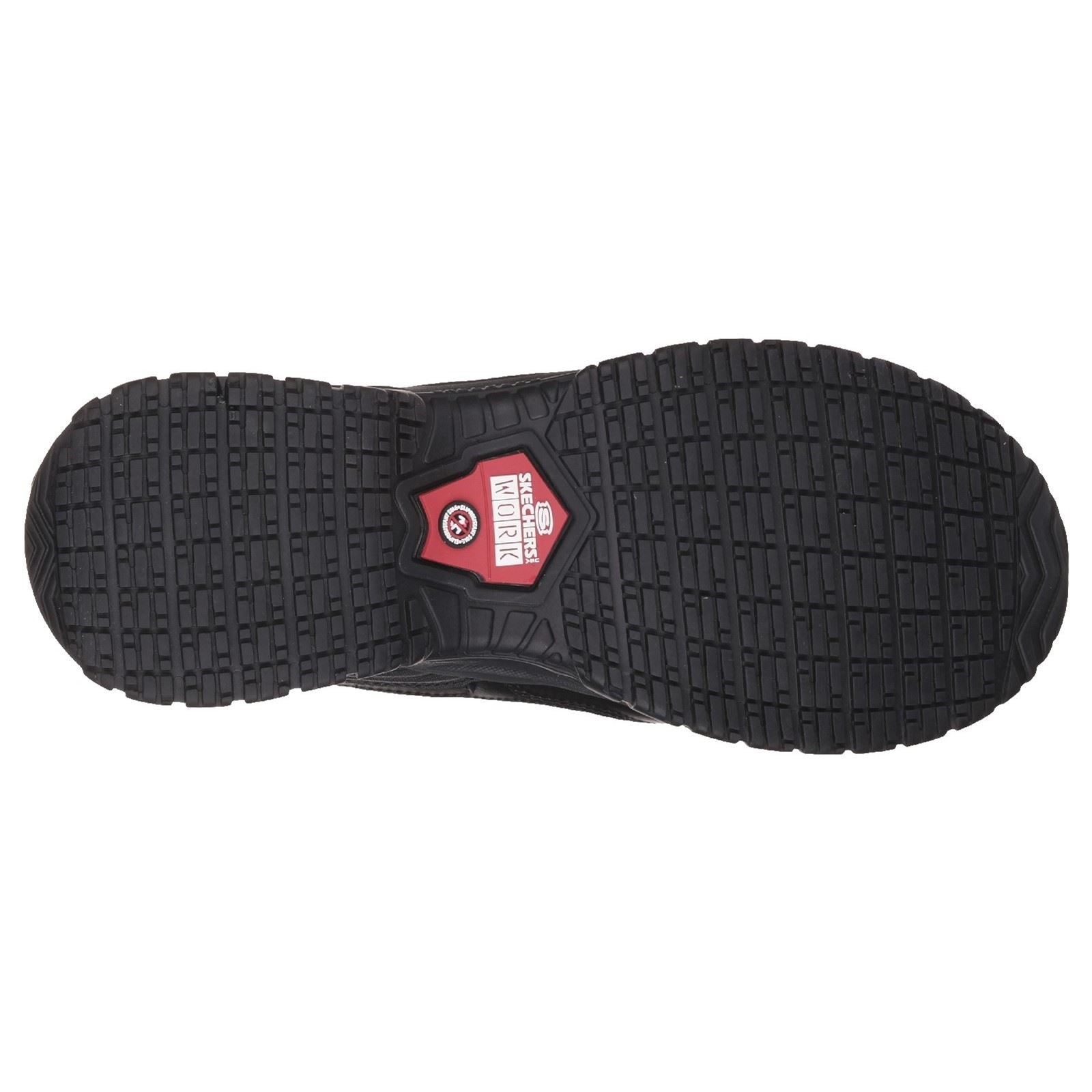Skechers Workwear Soft Stride - Grinnell Suede Men's Black Safety Trainers