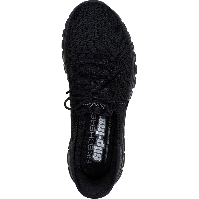 Skechers Graceful First Blush Textile Women's Black Trainers