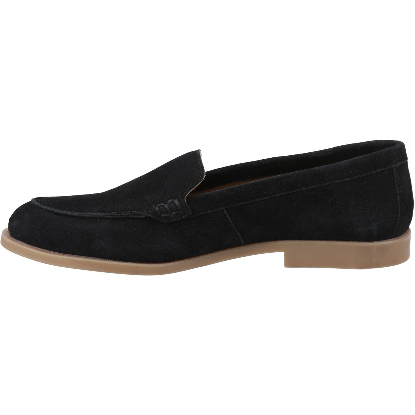 Hush Puppies Natasha Leather Women's Black Loafers