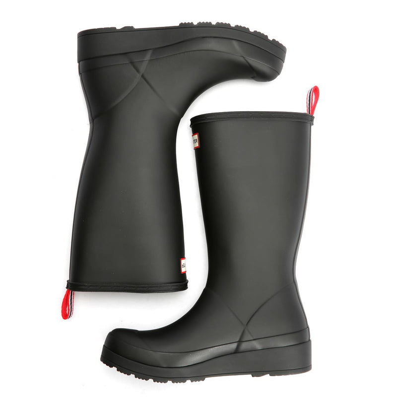 Hunter Play Tall Rubber Women's Black Wellington Boots