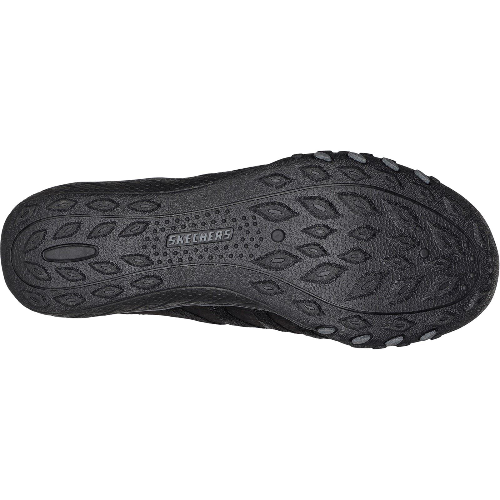 Skechers Breathe-Easy - Roll-With-Me Textile Women's Black Trainers