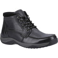 Hush Puppies Daryl Leather Men's Black Ankle Boots