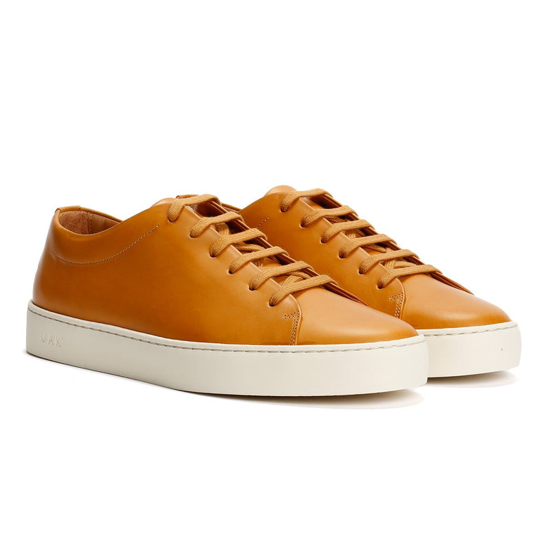 JAK Royal Leather Men's Tan Trainers