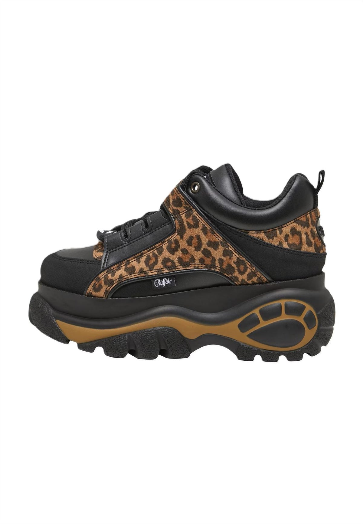 Buffalo 1339-14 Vegan Women's Leopard/Black Trainers