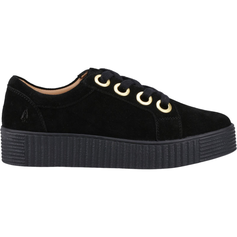 Hush Puppies Tamsin Suede Women's Black Trainers
