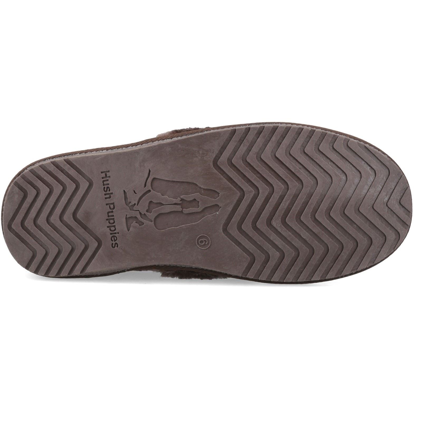 Hush Puppies Ariel Suede Women's Chocolate Slippers