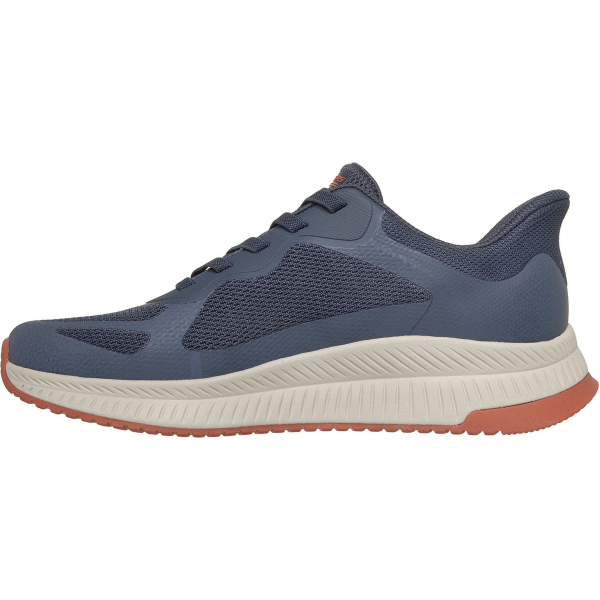 Skechers BOBS Sport Squad Chaos 4 Men's Navy/Orange Trainers
