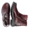 Fly London Rily Leather Women's Wine Boots