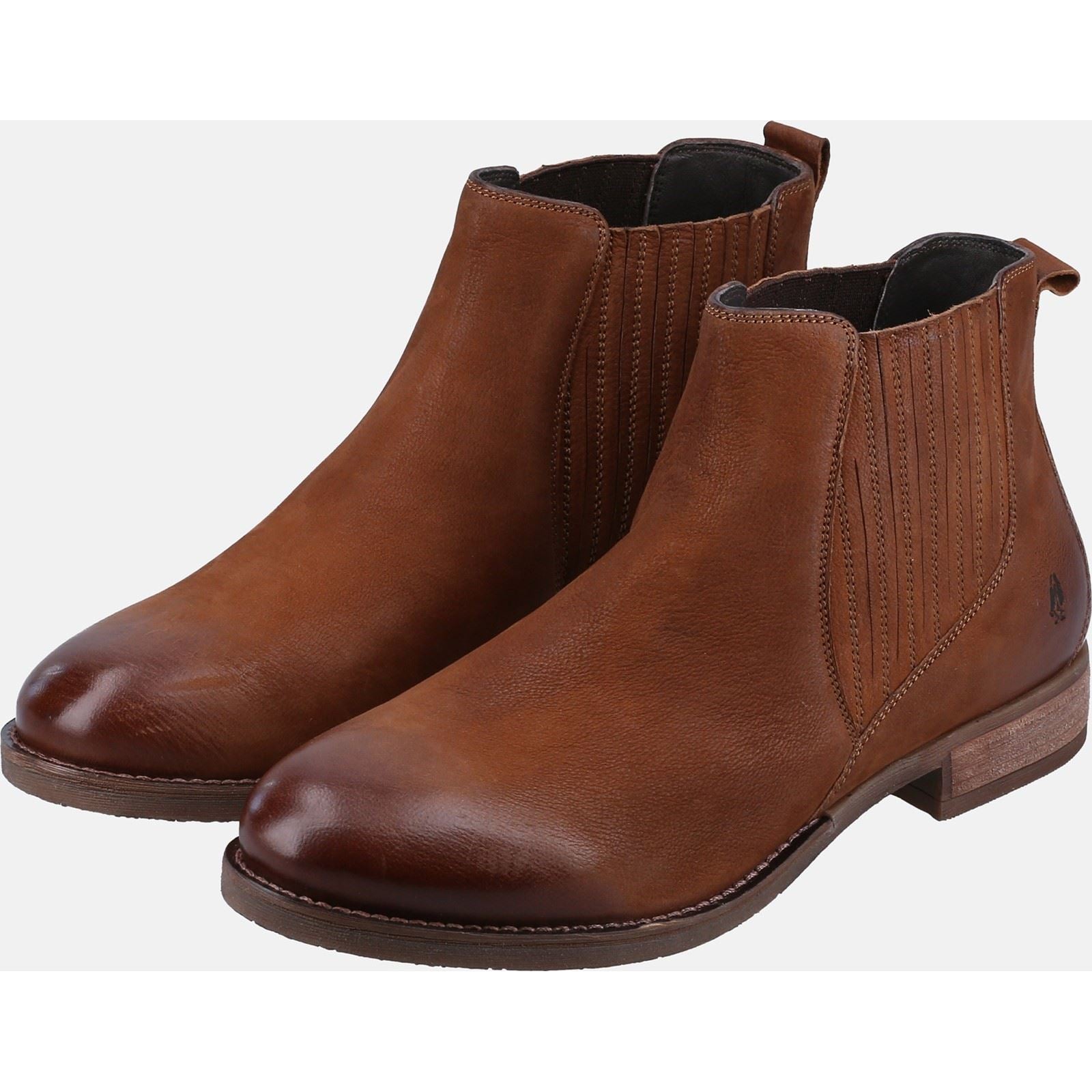Hush Puppies Edith Leather Women's Tan Boots