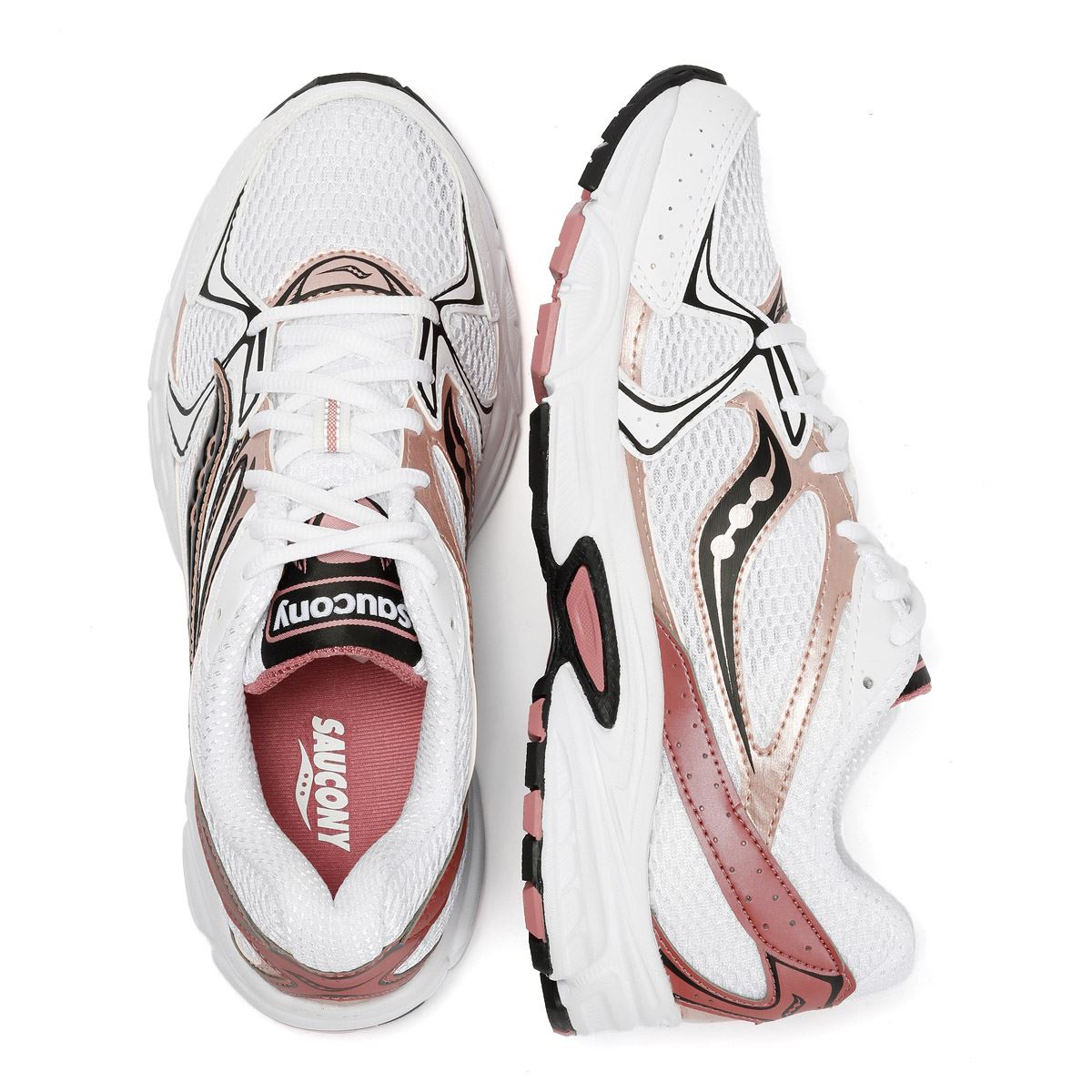 Saucony Ride Millennium White/Rose Trainers