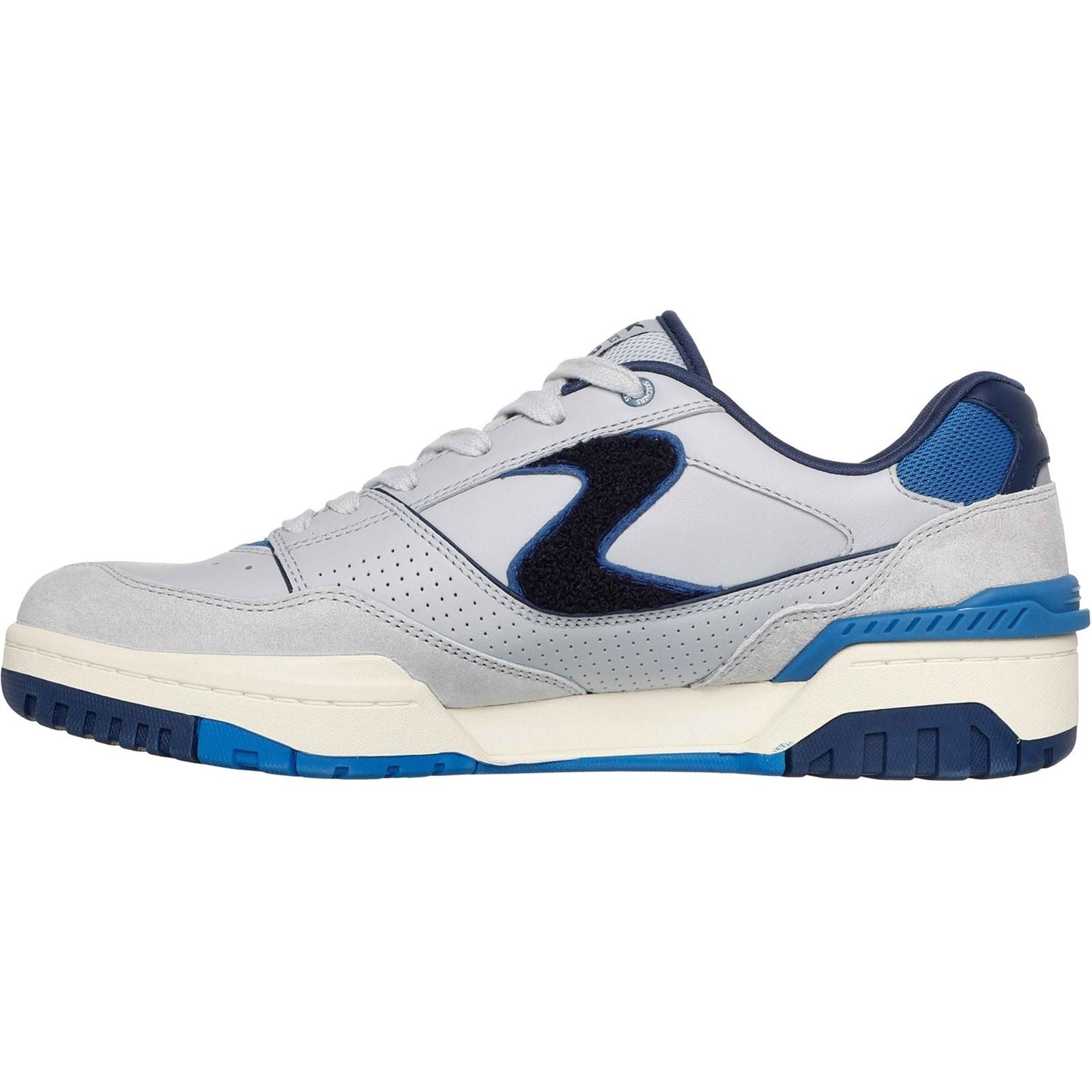 Skechers S-1992 Leather Men's Grey/Blue Standard Trainers