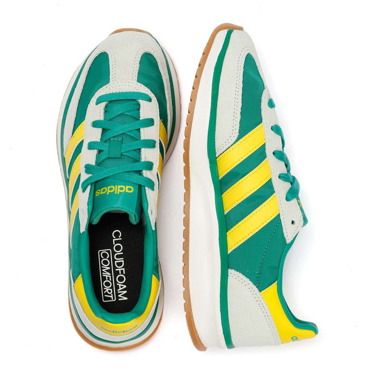 Adidas Run 70s 2.0 Women's Court Green/ Yellow Trainers