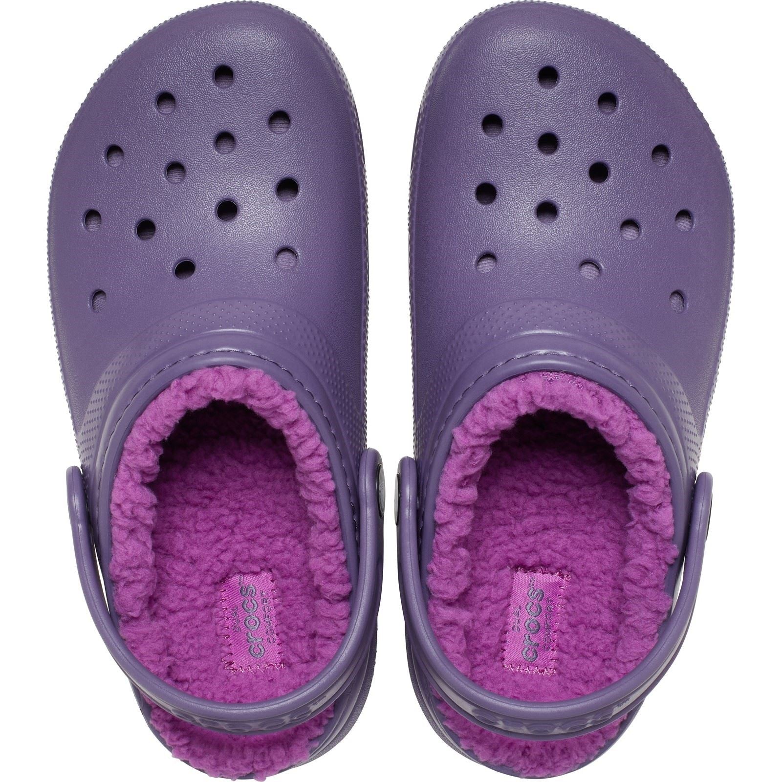 Crocs Classic Lined Thermoplastic Kid's Nightshade Clogs