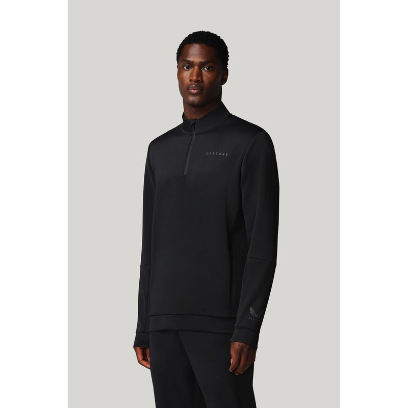 Castore Flex 1/4 Zip Men's Black Sweatshirt