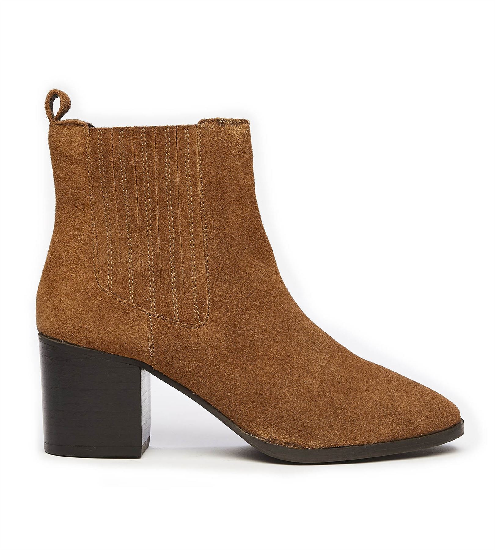 Osprey London The Naples Suede Women's Tan Boots