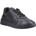 Hush Puppies Dougie Leather Boys's Black Trainers