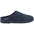 Hush Puppies Ashton Suede Men's Navy Slippers