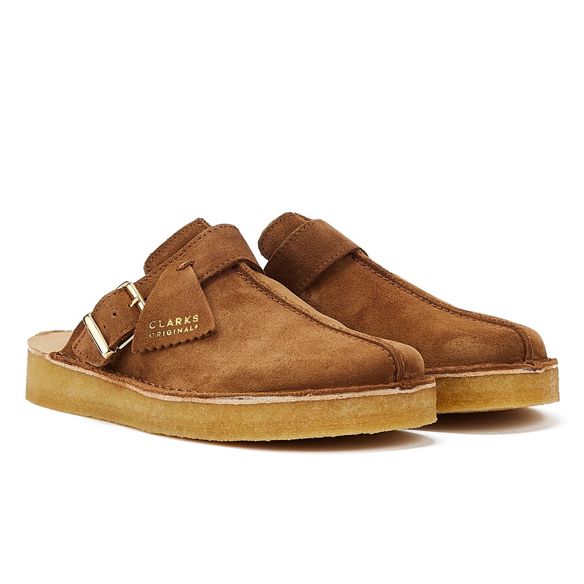 Clarks Originals Trek Mule Suede Men's Brown Sandals