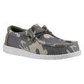 HEYDUDE Wally Washed Camo Synthetic Men's Camo Boat Shoes