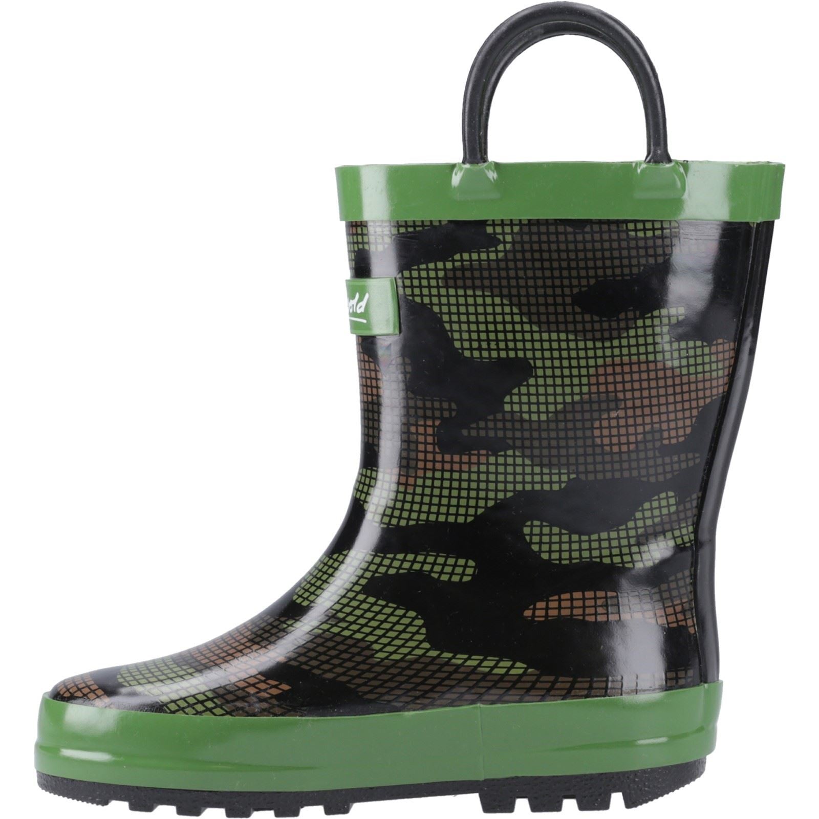 Cotswold Puddle Rubber Unisex Kid's Camouflage Wellington Boots